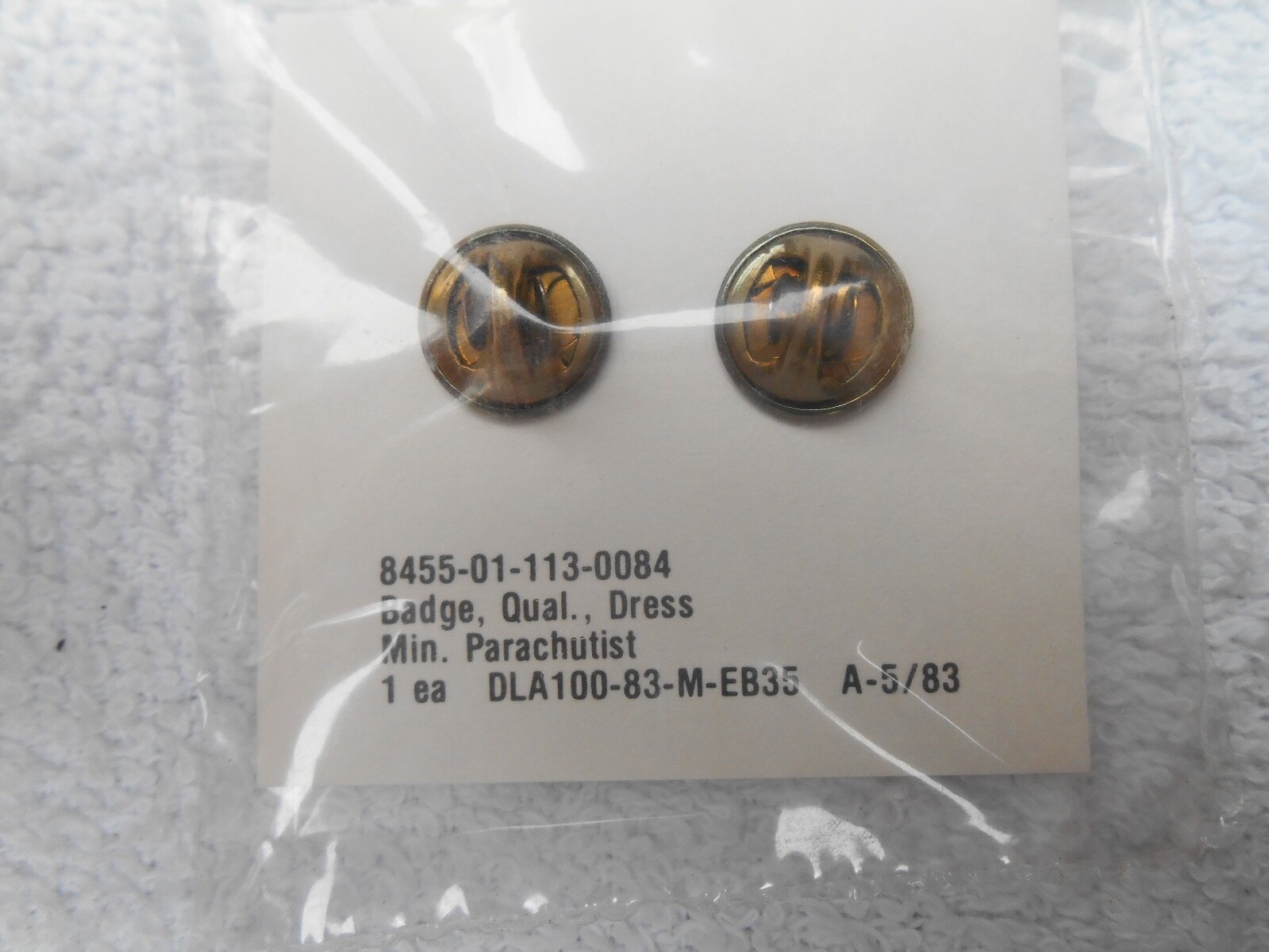 US ARMY Airborne Parachutist Paratrooper MINI Jump Wings Insignia Pin Lapel Pin