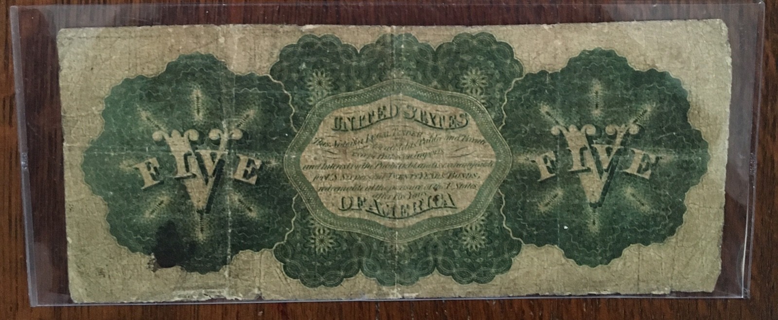 1862 $5 ***RARE Fr 61a Series 2*** One of the First Printed!!! *Civil War Era*