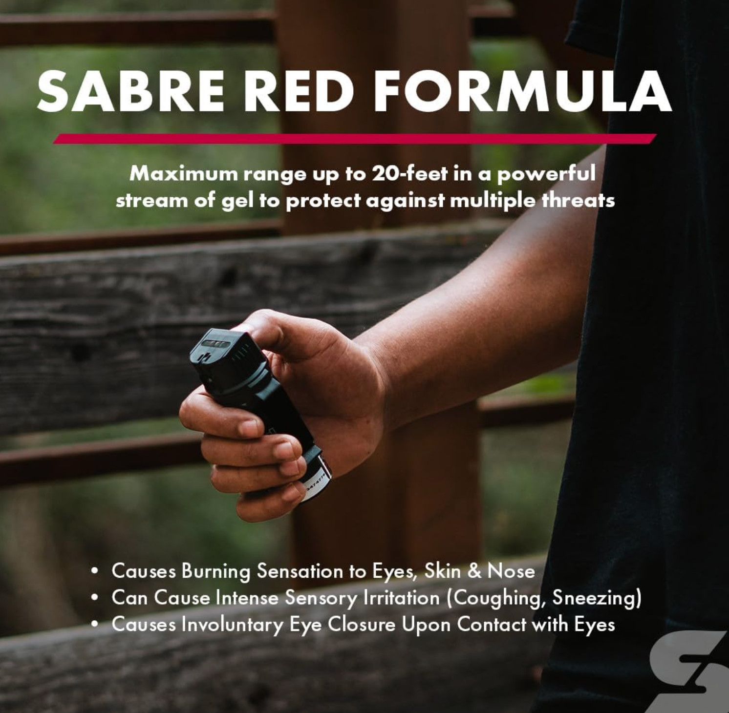 SABRE Crossfire Pepper Gel Fast Flip Top, Max Police Strength 3pack Pepper Spray