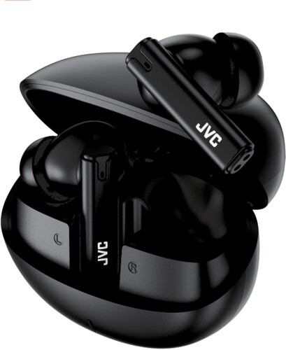 JVC HA-D6TB Bluetooth 5.4 True Wireless Earbuds with Charging Case (Black) [New