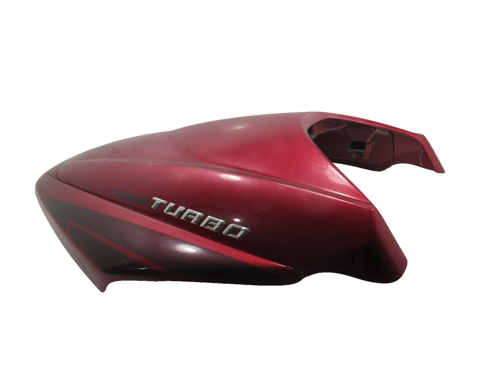 OEM HONDA 2005 F-12X TURBO AQUATRAX GPS BURGUNDY RED FRONT HOOD ASSEMBLY & LATCH