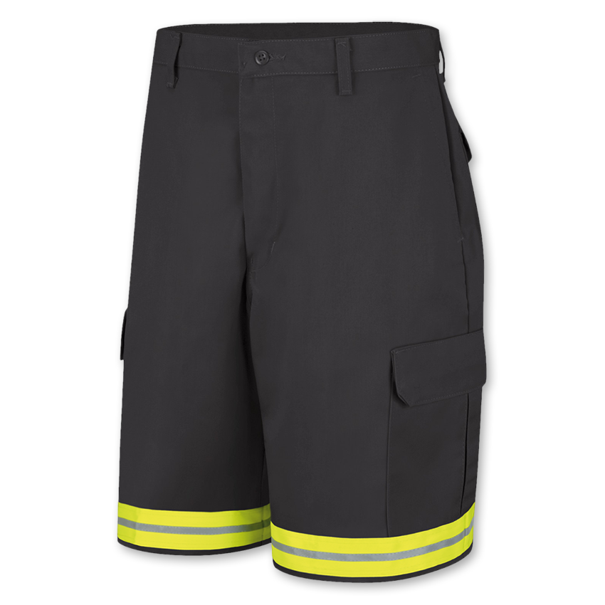 Brand New Red Kap Reflective Cargo Work Shorts Men's Hi Vis Industrial Uniform