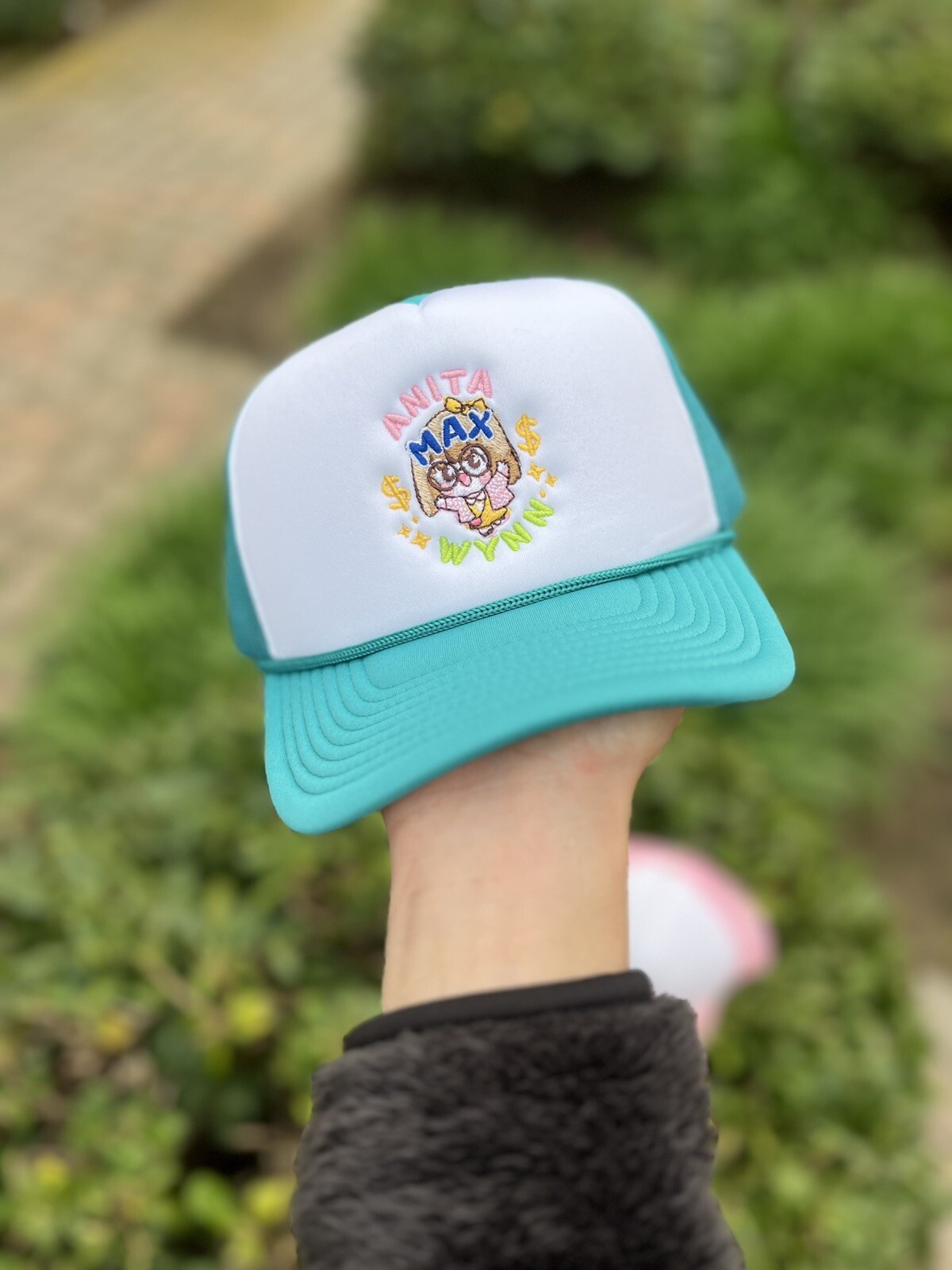 Anita Max Wynn Hat Turquoise One Size Seol Garcia Collab