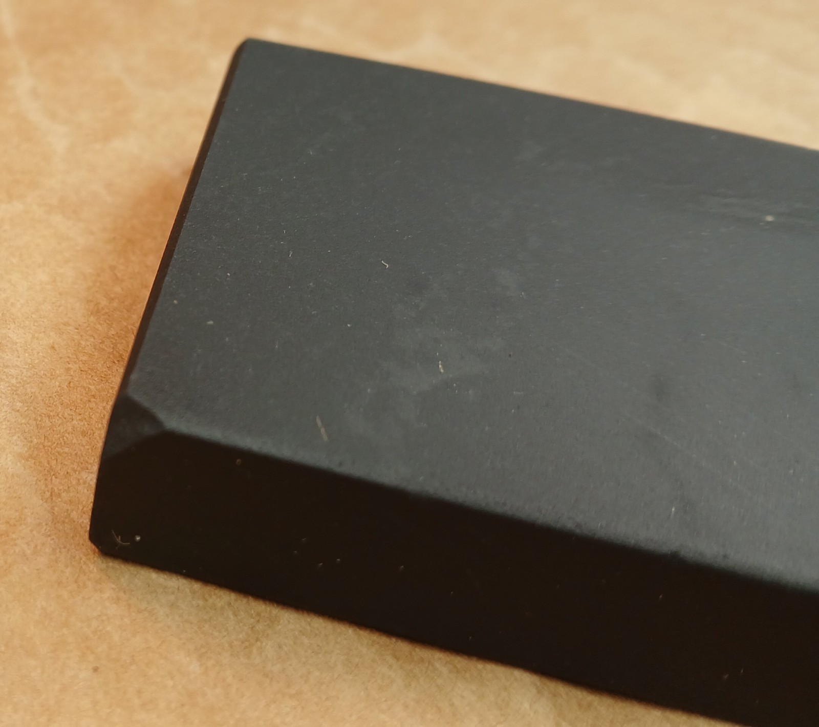 4"x 2"x 1/2" Surgical Black Hard Arkansas Oilstone, Whetstone, Sharpening Stone