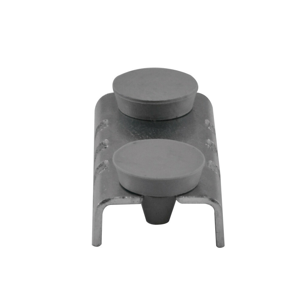 10 PC Center Shelf Rest Clip & Rubber Cushion For Brackets To Hang Glass Wood