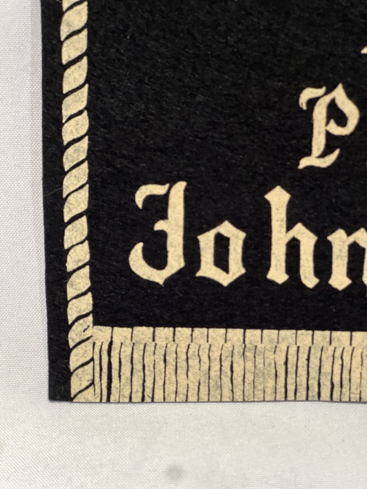 Vintage 1960’s JFK & Martin Luther King Civil Rights Memorial Felt Banner 2 Side