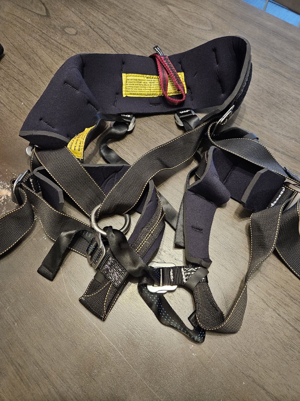 Climbing Sutra Stunt Bungee Harness Serial # 34403 Size Medium