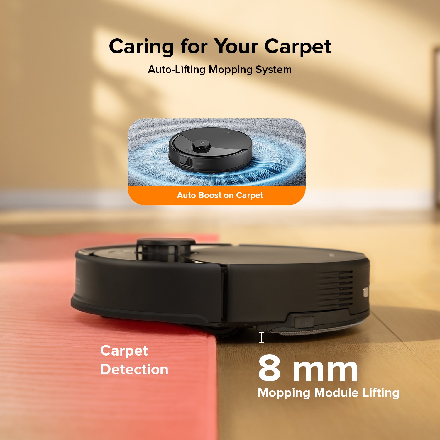 Roborock Q10 X5+ Self-Emptying Robot Vacuum Cleaner, 10000Pa, Obstacle Avoidance