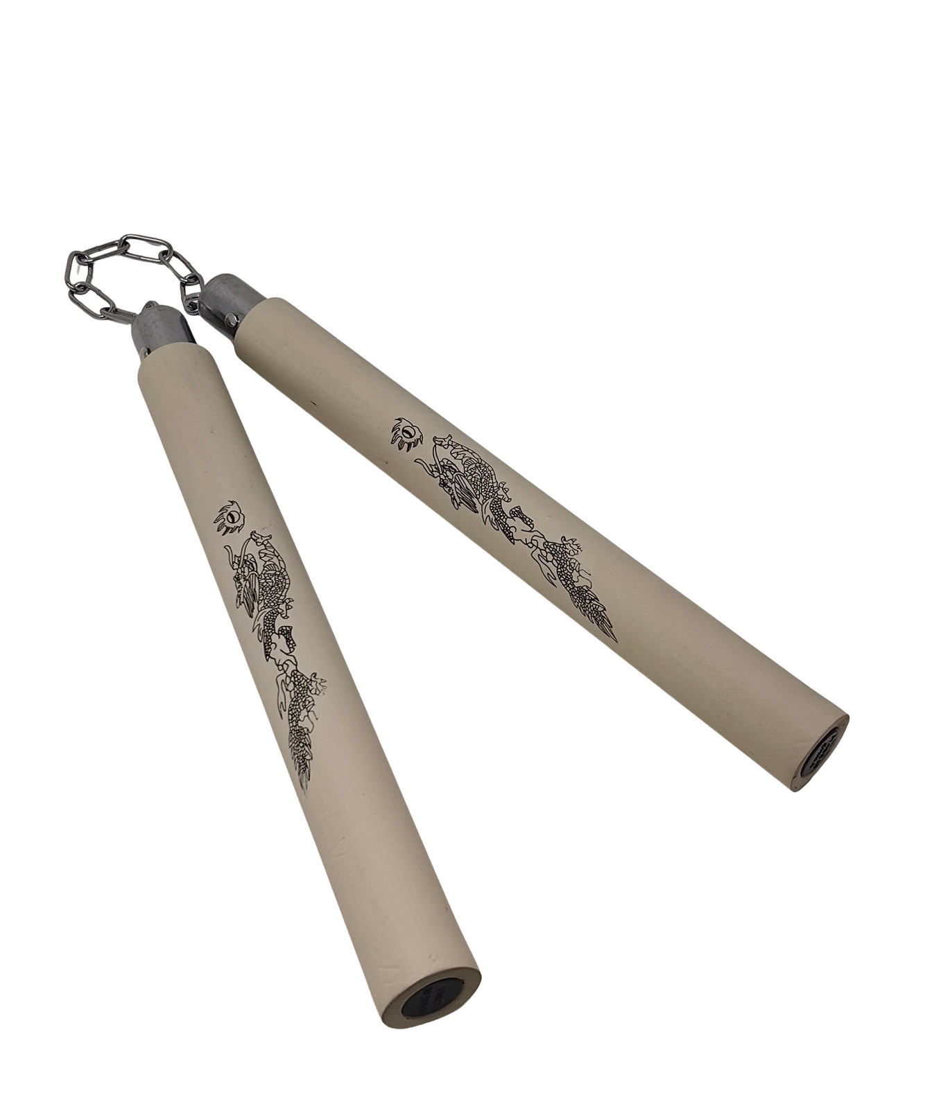 12“ Safe Foam Rubber Training Nunchakus with Steel Chain & Bearing System