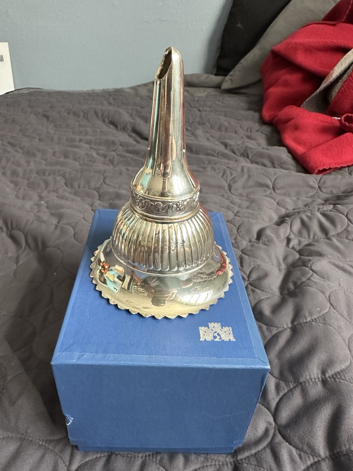 Vintage Silver Plated Wine Funnel Wine Funnel