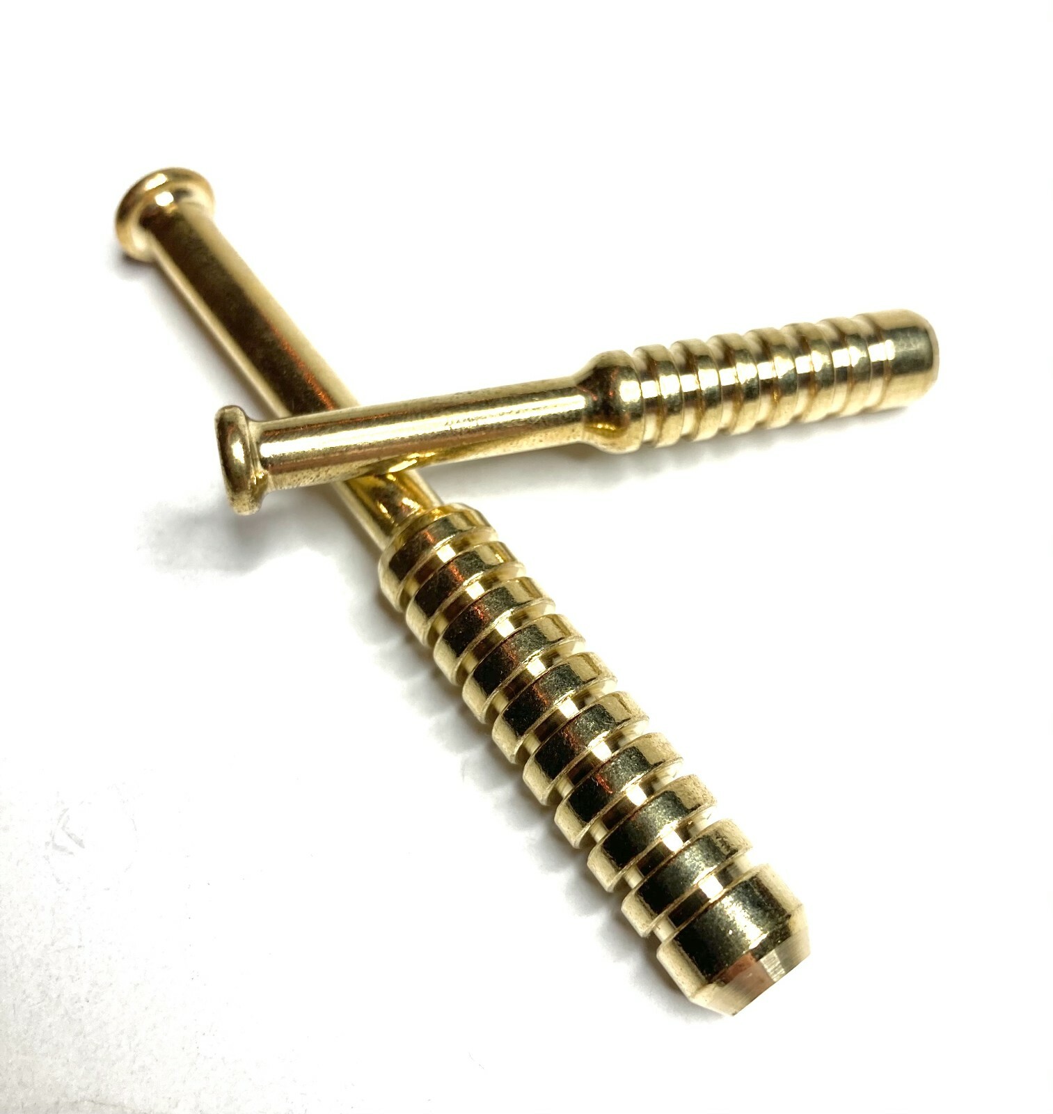 3" Brass One Hitter- Old School Real Brass Pipe- Quality Brass One Hitter