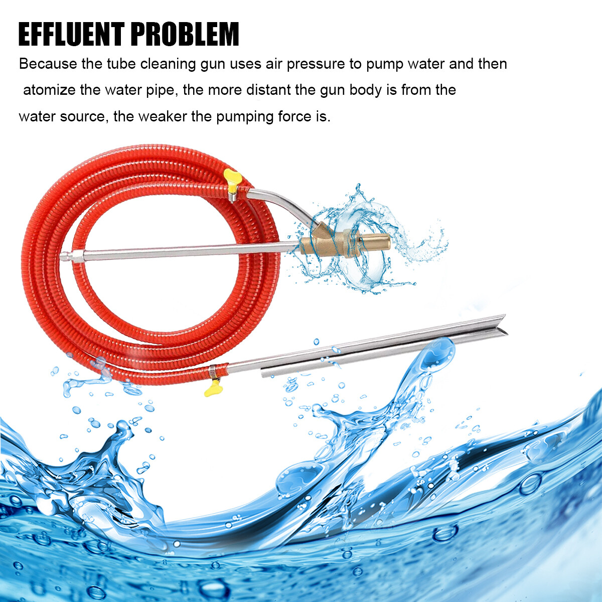 Pressure Washer Sandblasting Kit, Wet Sandblaster Attachment, 5000 PSI, 1/4 Inch