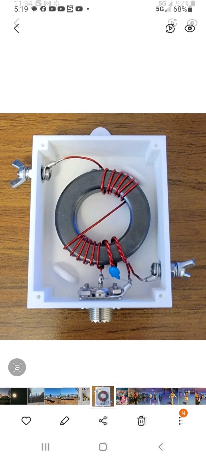 TennTennas End Fed Half Wave EFHW Antenna Transformer 49:1  FT-240-43 100+ Watts