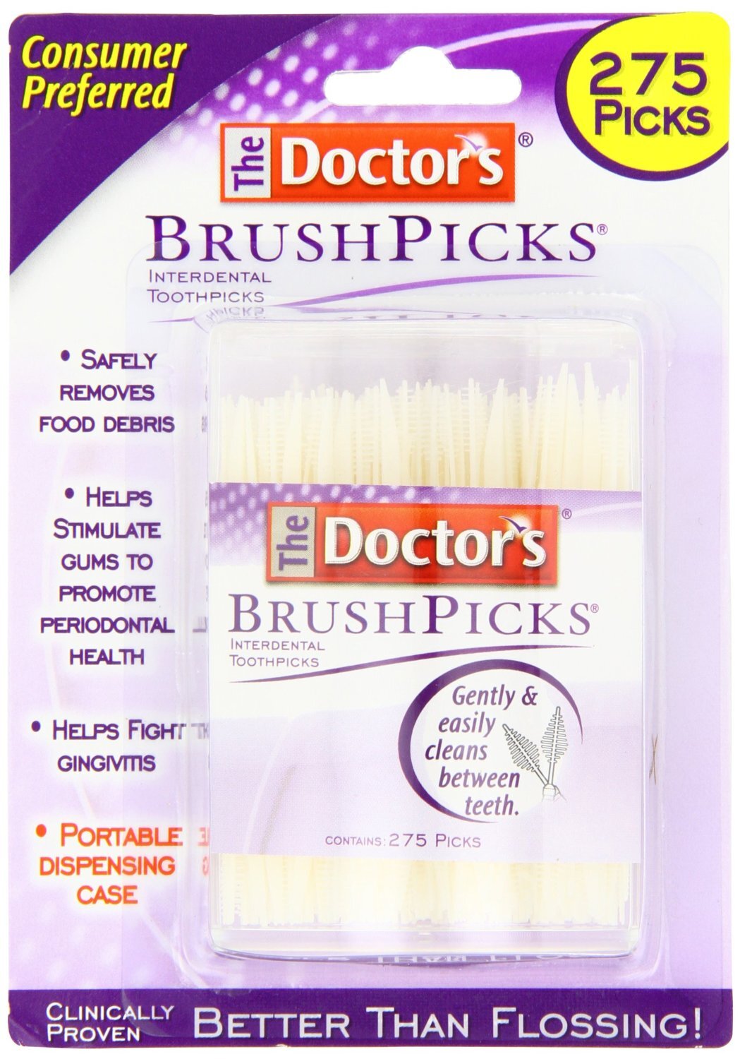 The Doctor's BrushPicks 275 each - 3 Pack = 825 Brushpicks