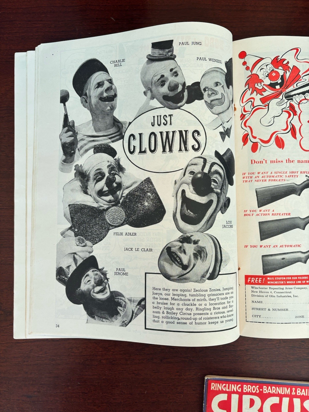 Vintage Ringling Bros Barnum Bailey Circus Programs 1942 1945 1948 1949 Lot Arno