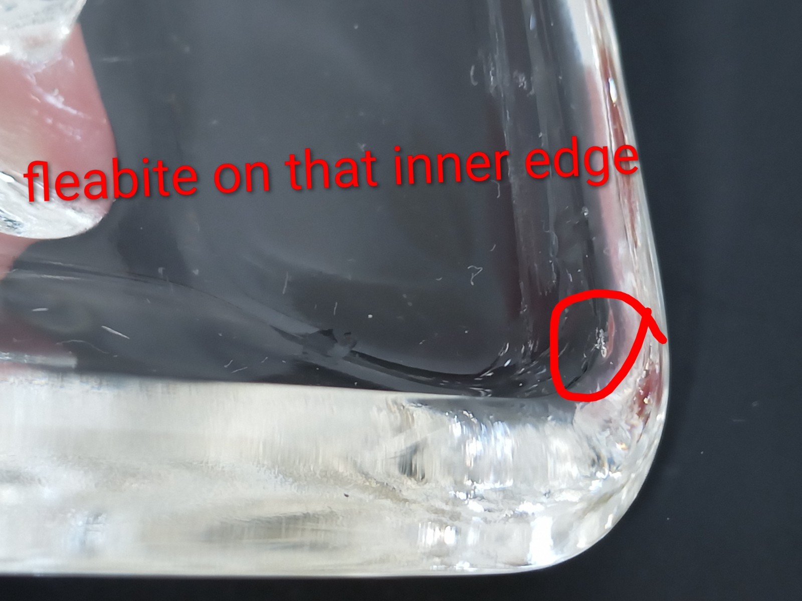 VTG Glass Bar Soap Dish Think Scallop Edges Heavy Solid Fluted Paperweight