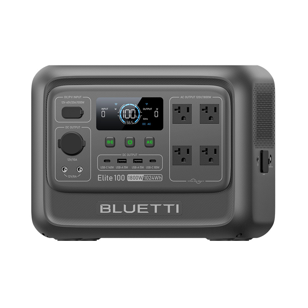 BLUETTI Elite 100 V2 1024Wh 1800W Portable Power Station for Road Trip Backup