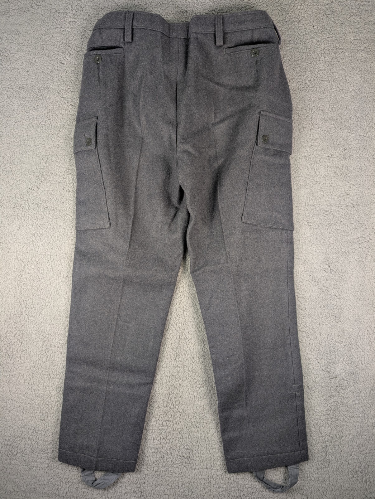 Genuine Finnish Military M65 Wool Pants Gray Medium 34" x 30" - Unused Condition