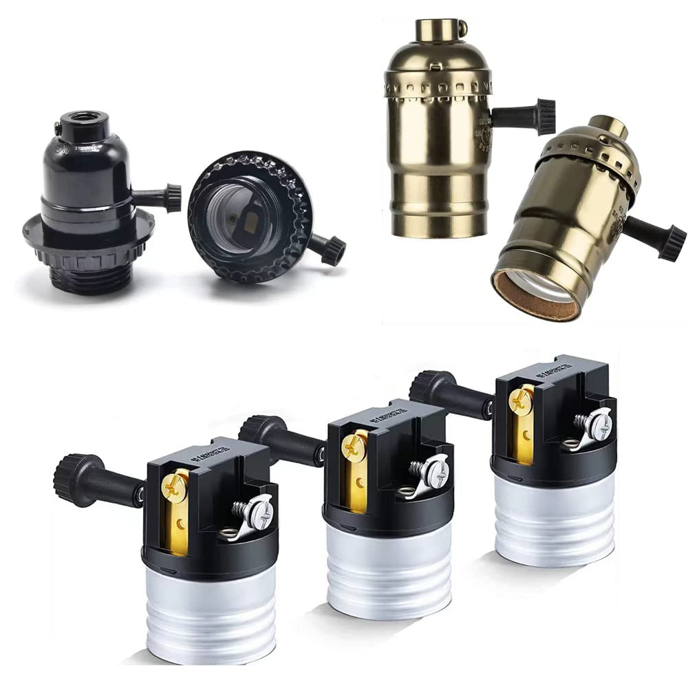 8PCS Lamp Turn Knob,Light Lamp Turn On/Off Switch Knobs Replacement Standard Siz