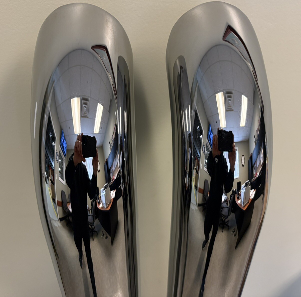 Chrome Stacks 4 Inch Curved Pipe 4"X70” Chrome Exhaust (Pair) Free Shipping!!