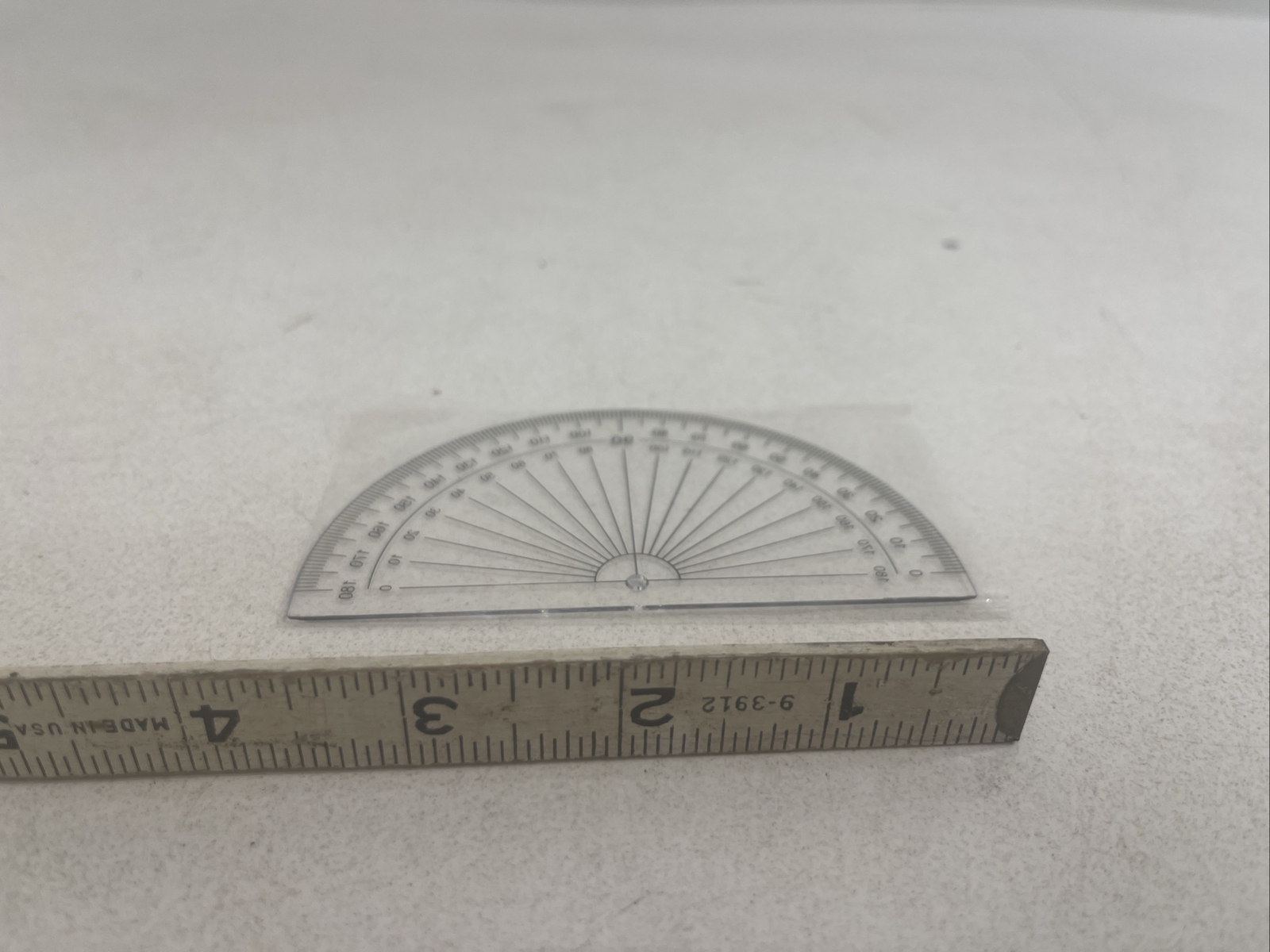 4 Inch Mini Protractor Lot Of 4