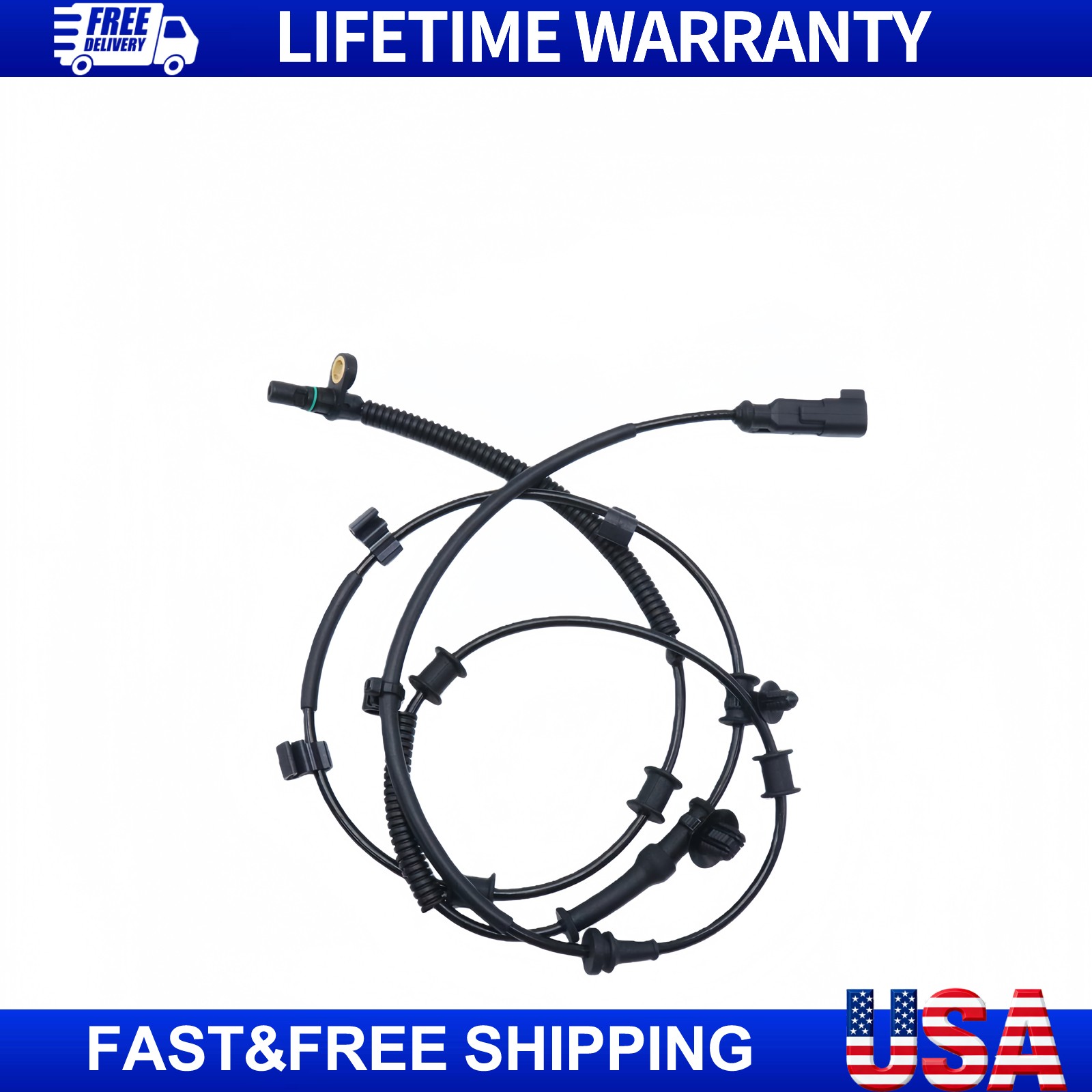 Replacement For Jeep Wrangler JL 2018-2025 Front ABS Wheel Speed Sensor Brake