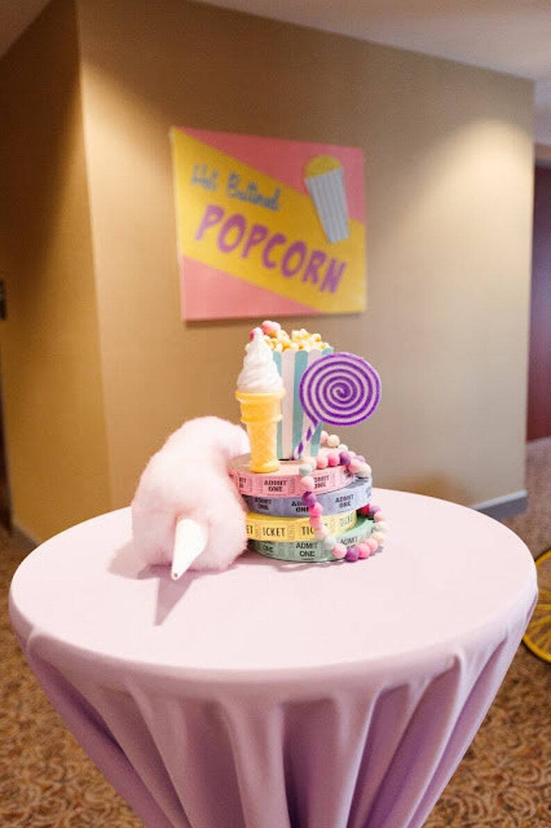 Raffle Tickets Roll Pink Yellow Pastel Admit One Ticket for Carnival Party