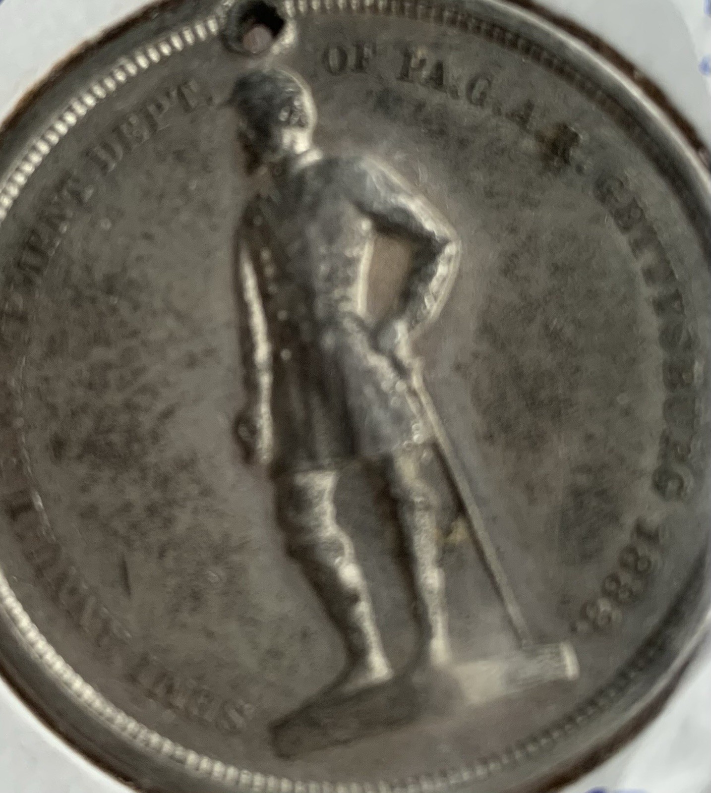 1888 Gettysburg 25 Th Anniversary Coin