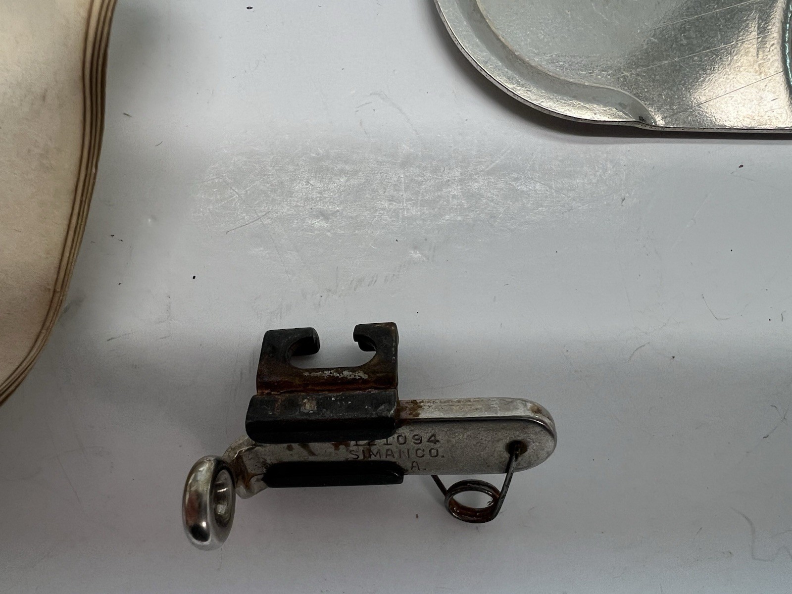 Singer Ball Bearing Hand Operated Pinking Machine 121379 Pinker 1935 + Accessori