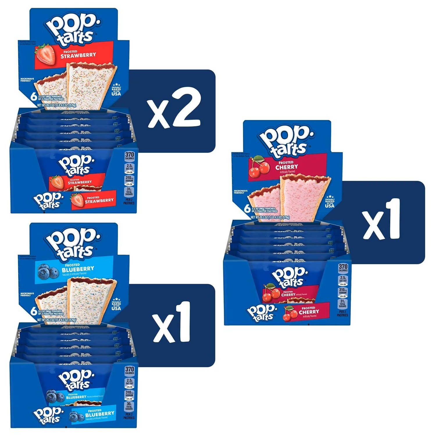 Pop-Tarts Frosted Variety Pack 48 ct Free Shipping