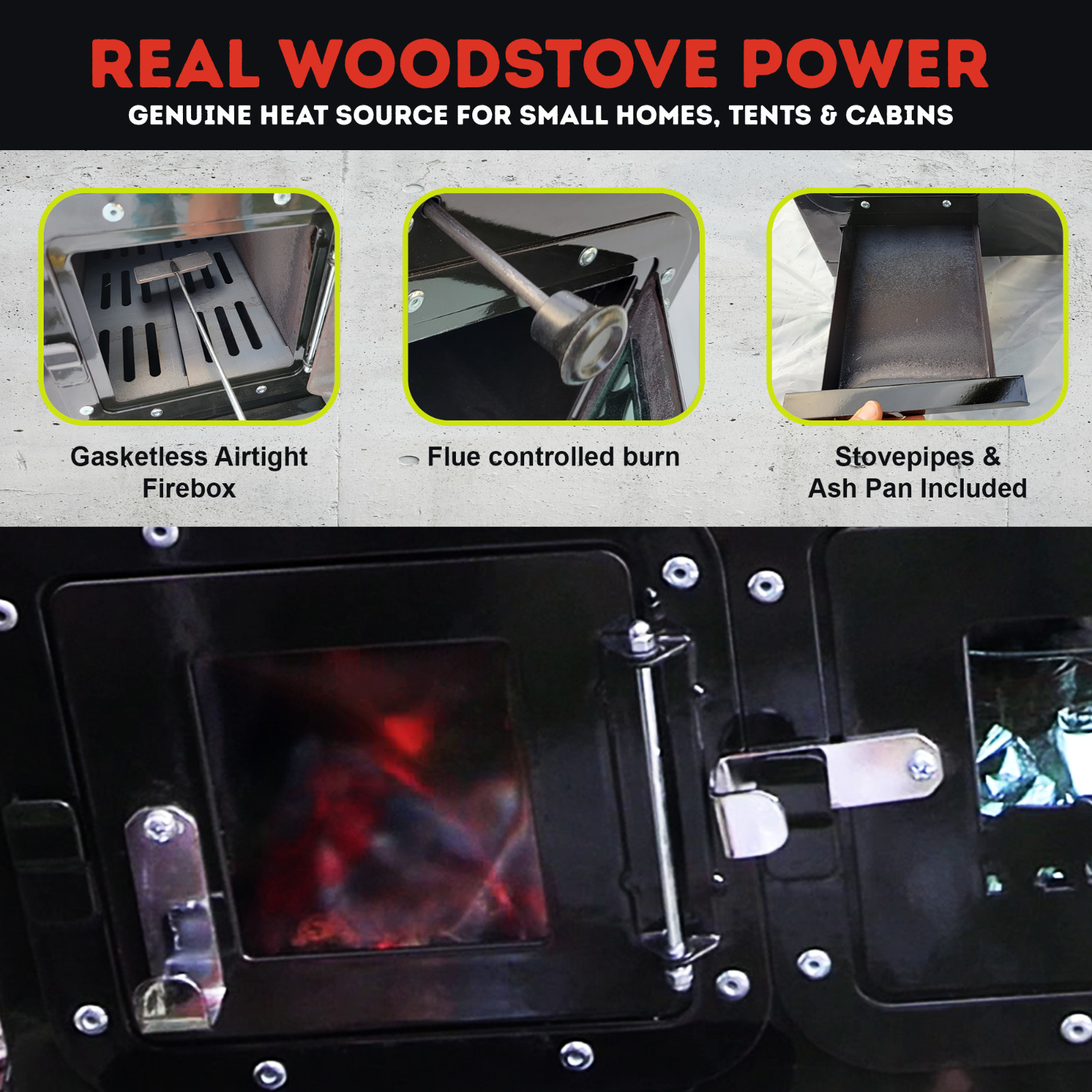 Stonehouse Forge "Trailblazer" Cookstove/Woodstove with Oven