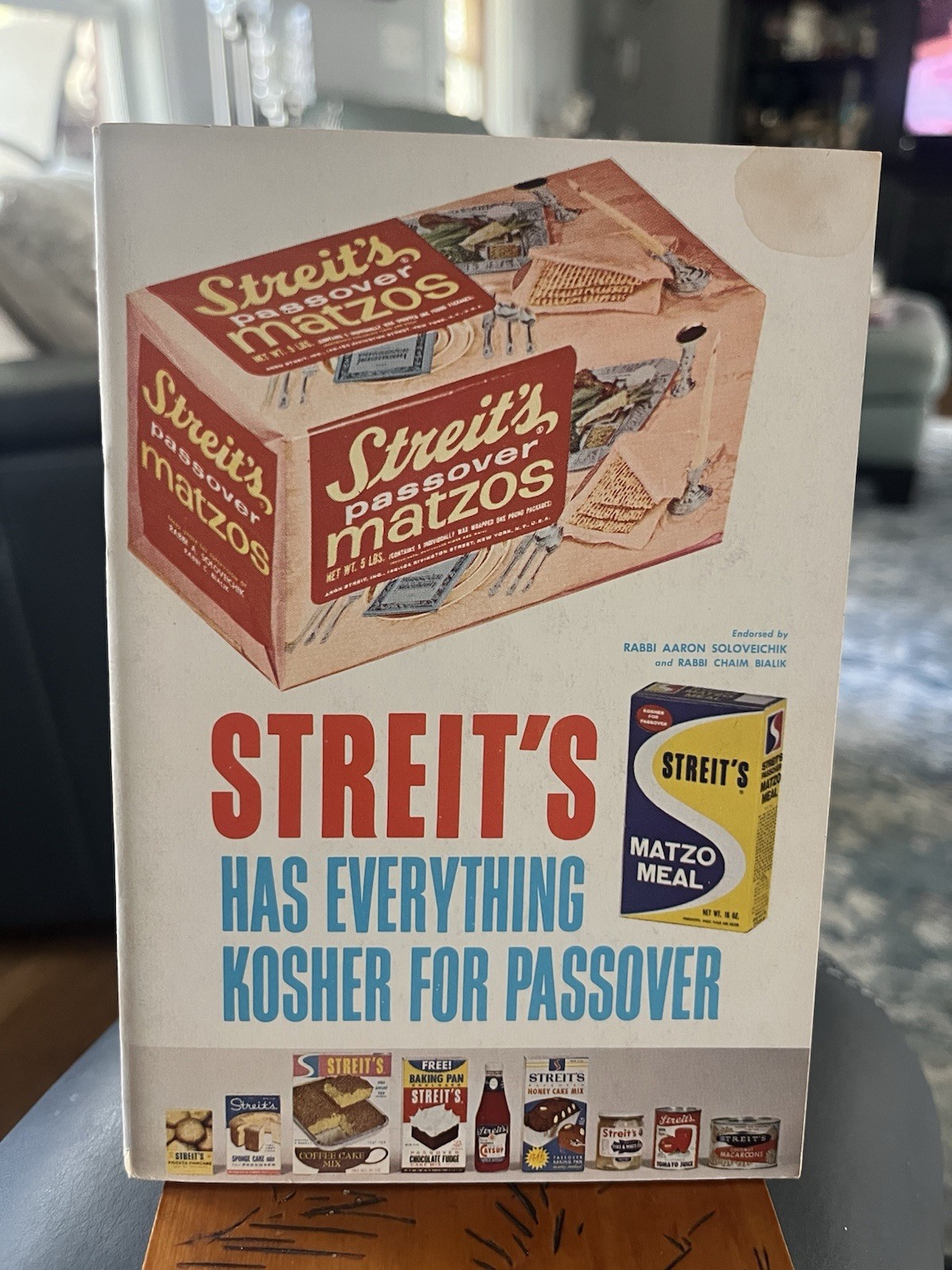 Vintage Streit's Hagadah for Passover 1961 New York Streit’s Kosher Matzo