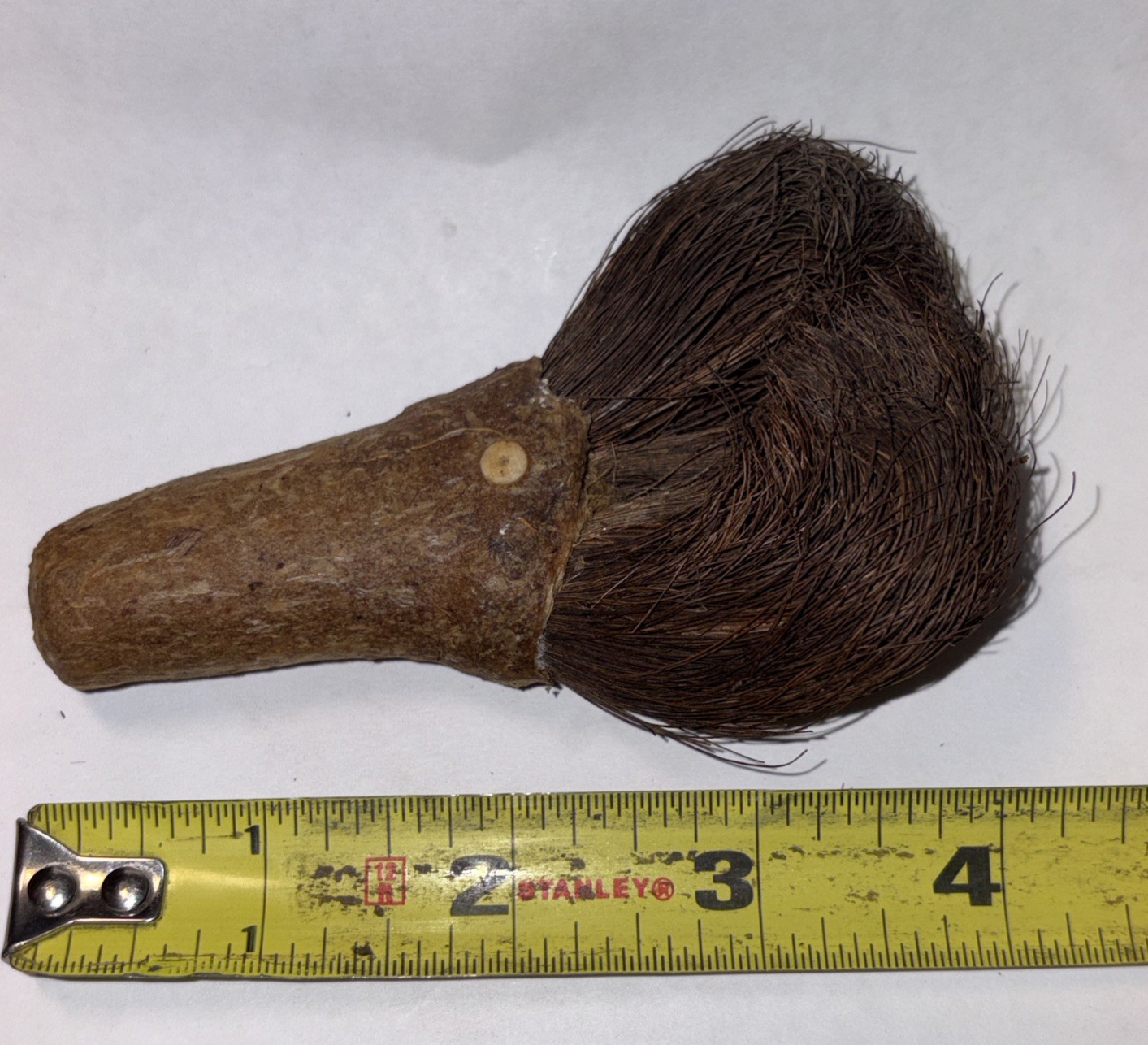 CHUKCHANSI OR MIWOK NATIVE AMERICAN SOAPROOT BRUSH 4”