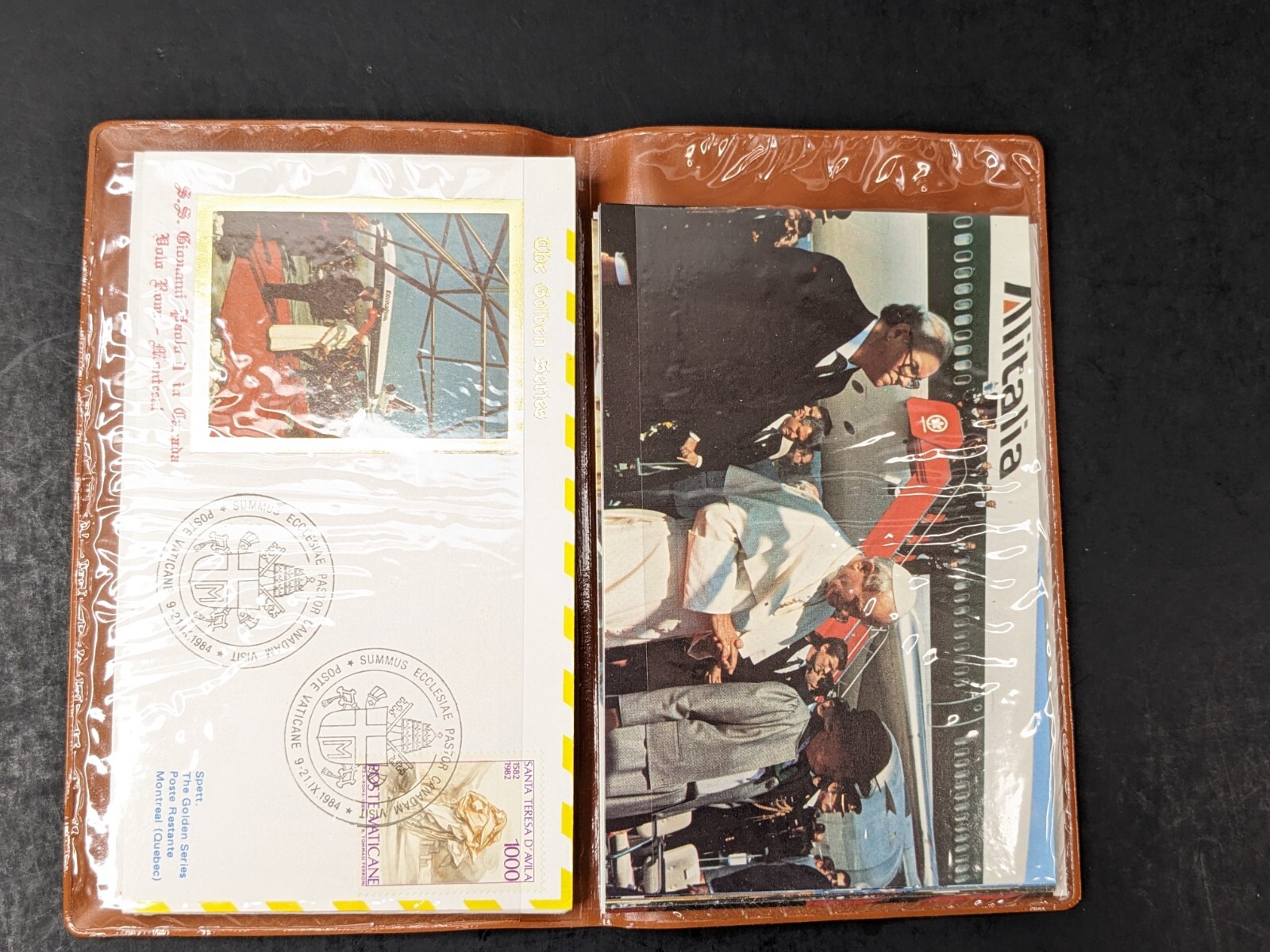 Pope John Paul II, The Golden Series Trip to Canada, 12 Covers Postcards Stamps