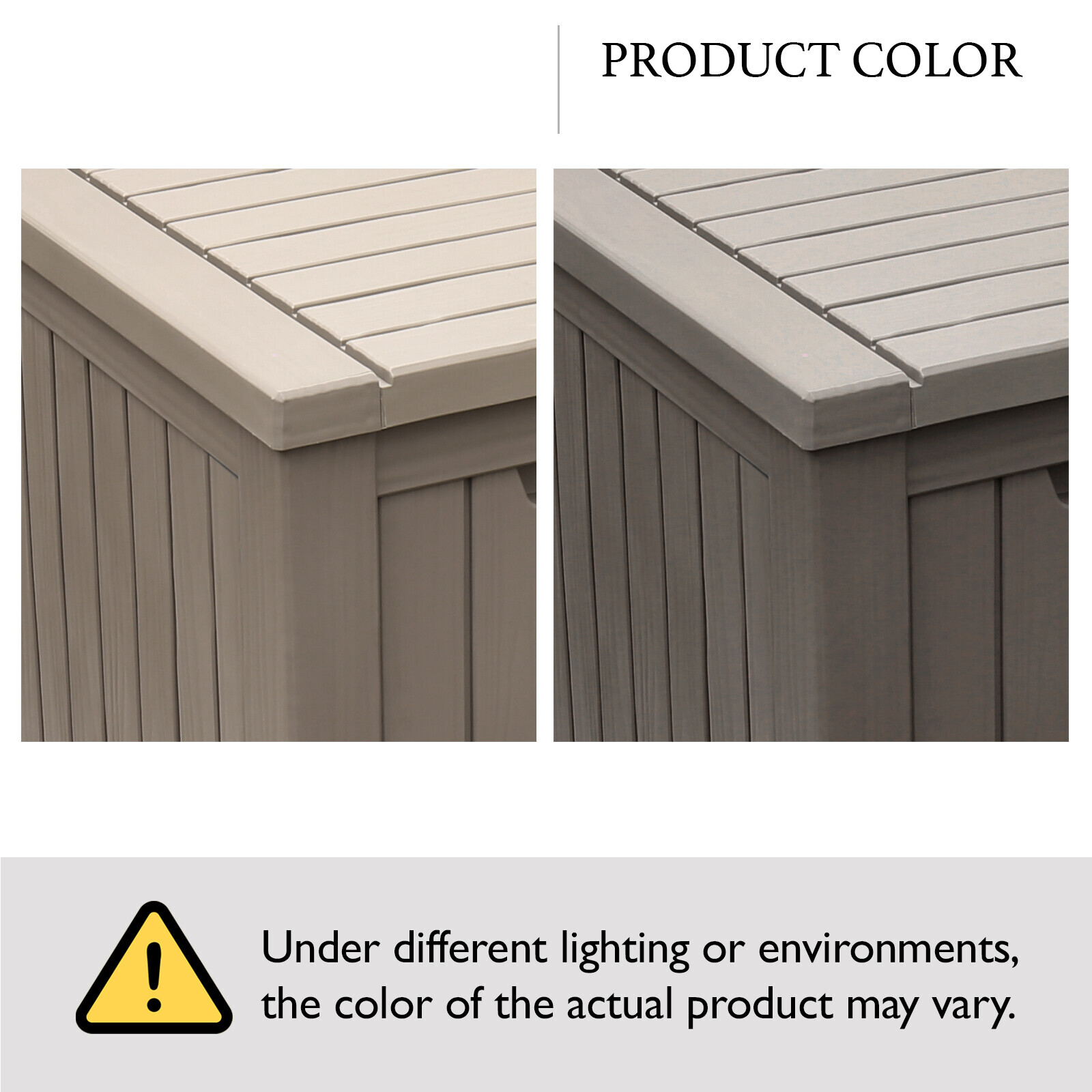 180 Gallon Deck Box Storage Outdoor Patio Chest Organizer Furniture Garden Bench