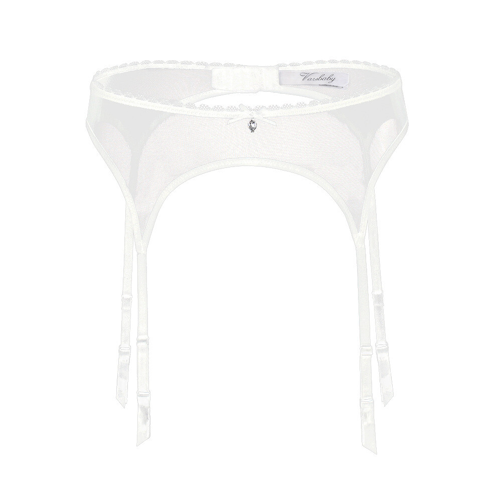 Women's Mesh Lace Garter Belt Sexy Sheer Lingerie 4 Straps Suspender Plus Size