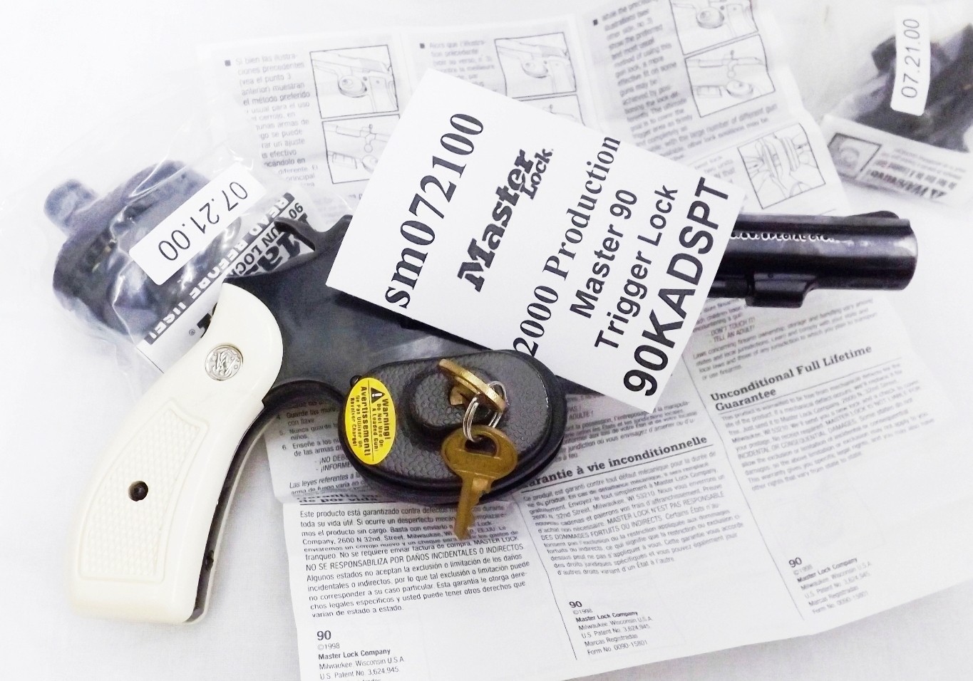 Master USA Smith & Wesson Trigger Locks Pre-2002 Pre-Lock 3 ship free 72100