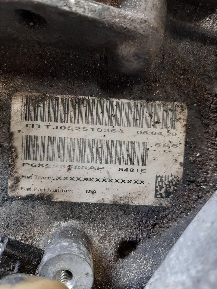 Automatic Transmission 3.2L AWD ID 68225758 Fits 14-15 CHEROKEE 1329134