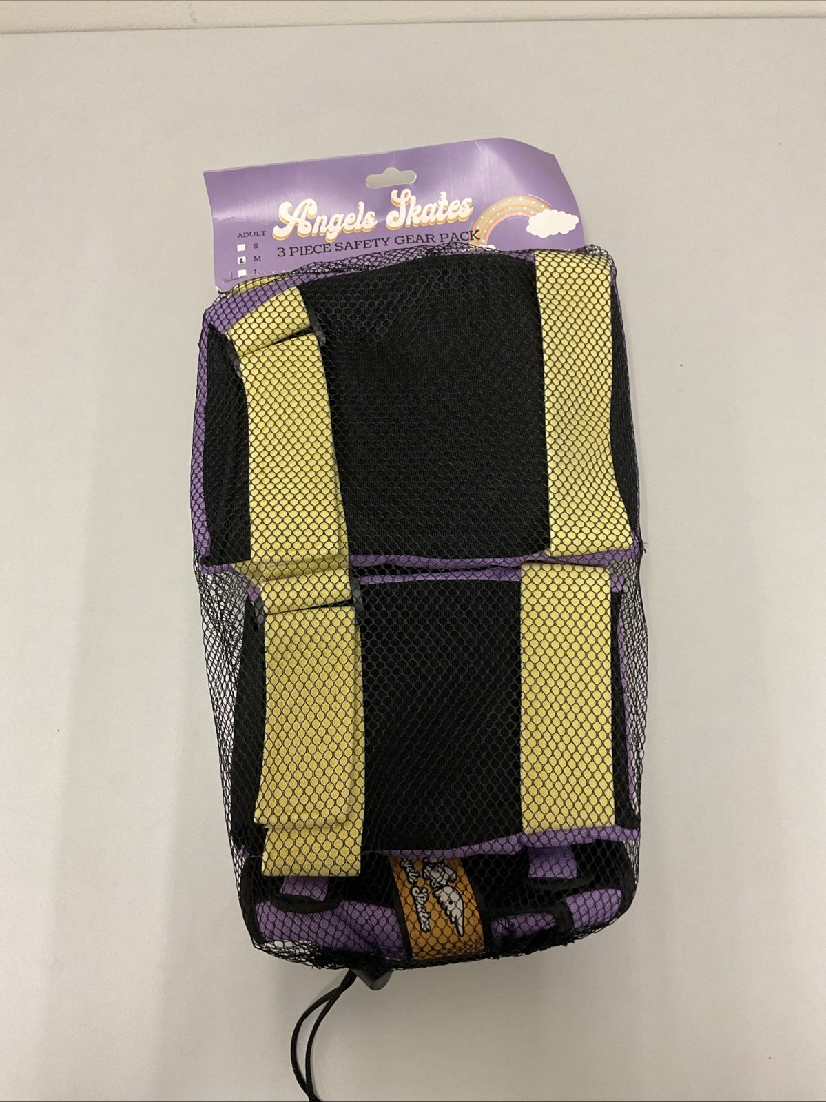 Angels Skates 3 Piece Safety Gear Pack W/Wrist, Elbow & Knee Guards Adult M