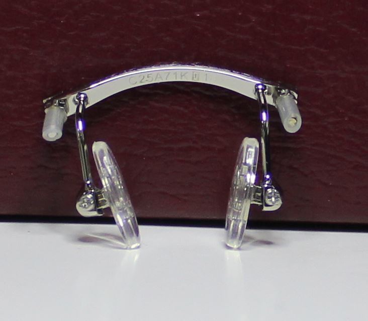 Rimless Nose Bridge For Buffs, Woods, & Wires Iced Out Buffs Brand Regular Model