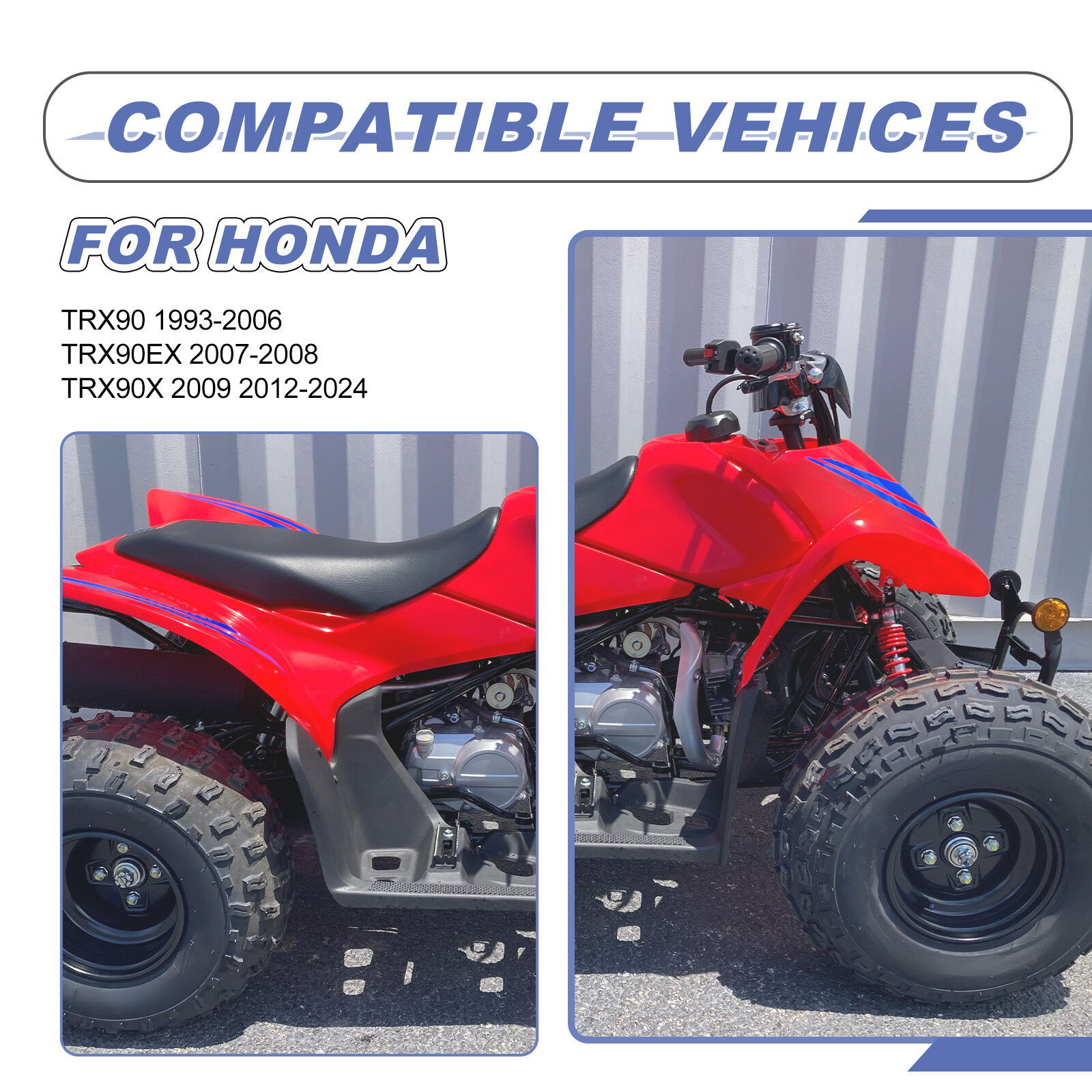 Air Box Lid Cover Cap & Seal for Honda TRX90 TRX90EX TRX90X 1993 1994 1995-2024