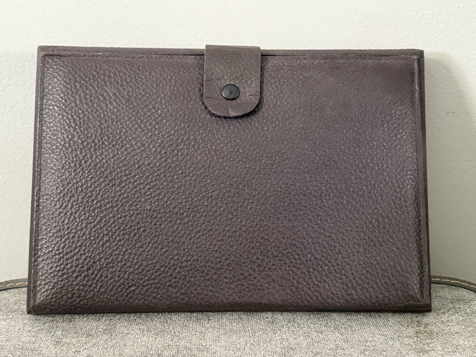 ANTIQUE TRAVELING WRITING DESK w/ 1908 Franklin Co. CHI Calendar & 1908 Document