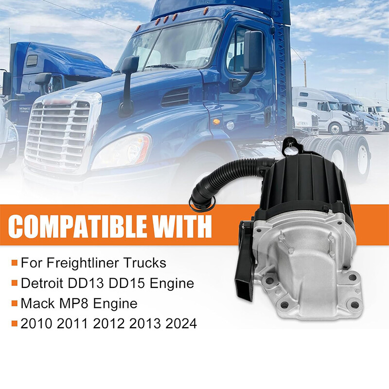 Crankcase Breather Oil Separator For Freightliner Mack MP8 Detroit DD15 DD13