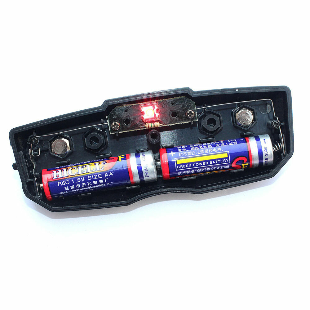 Bike Cycling Bicycle Rear Reflector LED Tail Light Fit For Luggage Rack Acces US