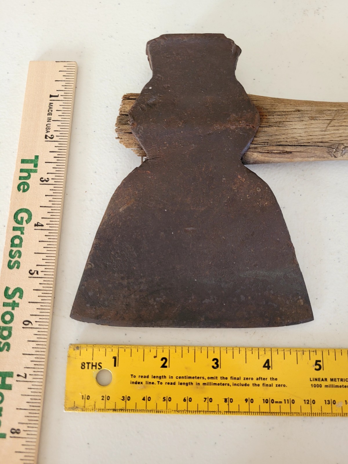 Antique/Vintage? Hewing Axe Hatchet with Wooden Handle
