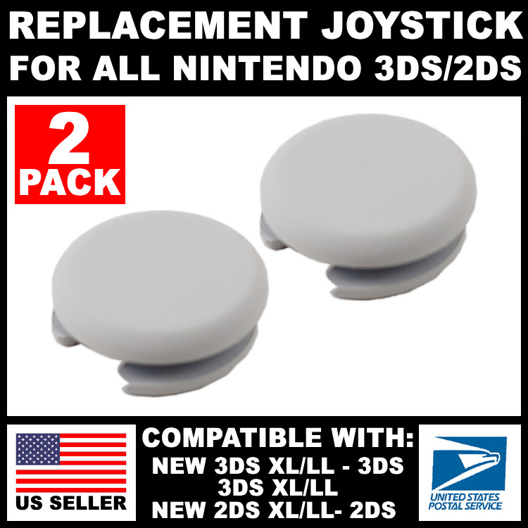 2PCS 3DS/2DS/XL/LL Replacement Joystick Analog Thumb Pad Cap For Nintendo Models