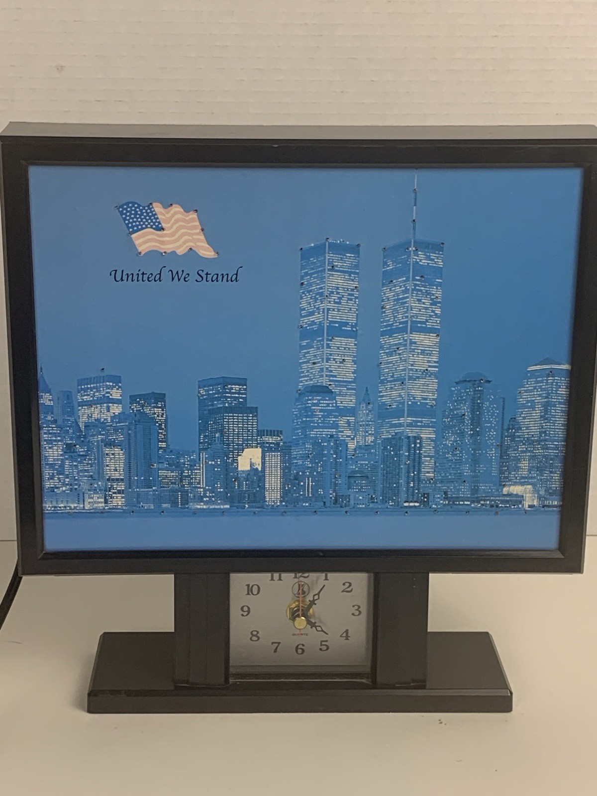 New York Twin Towers Midtown Color Changing Lighted Landscape *READ*