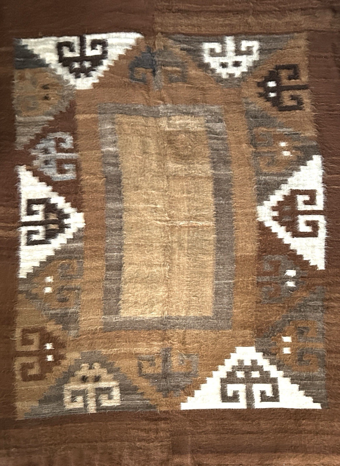 Andean Designs Virgin Alpaca Wall Hanging Tapestry Peruvian Art 67 x 88 NEW