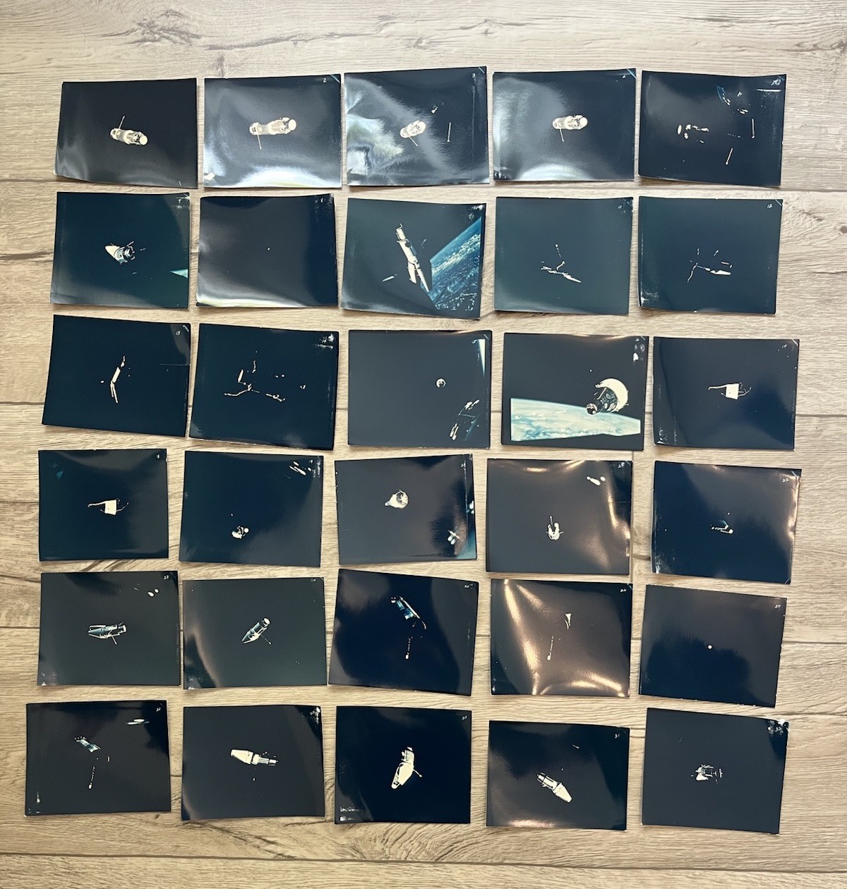 Vintage NASA Gemini Spacecrafts Photo on Kodak Paper SPACE - Lot Of 30