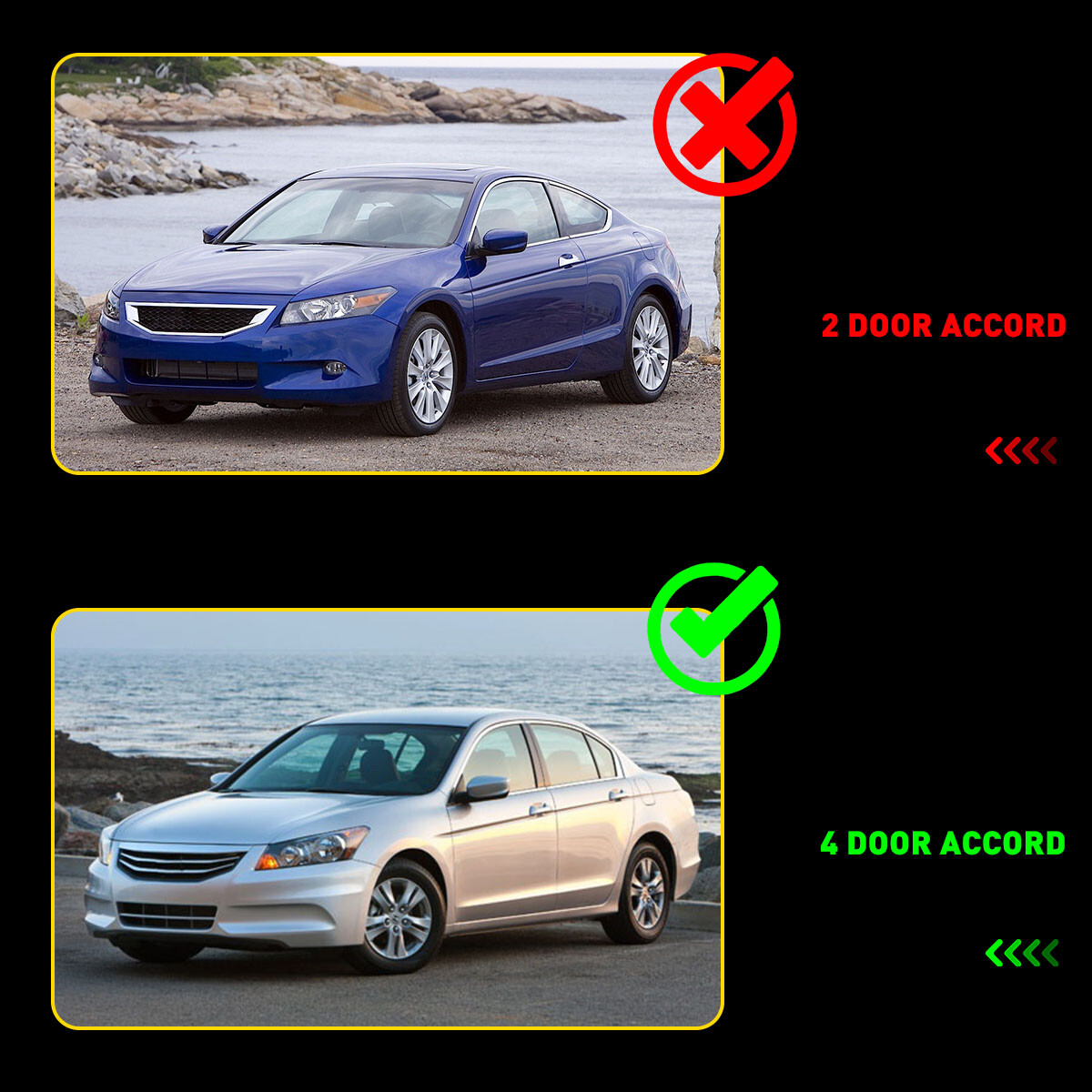 2Pcs Driver & Passenger Door Side Panel Armrest for Honda Accord 08-12 Beige US